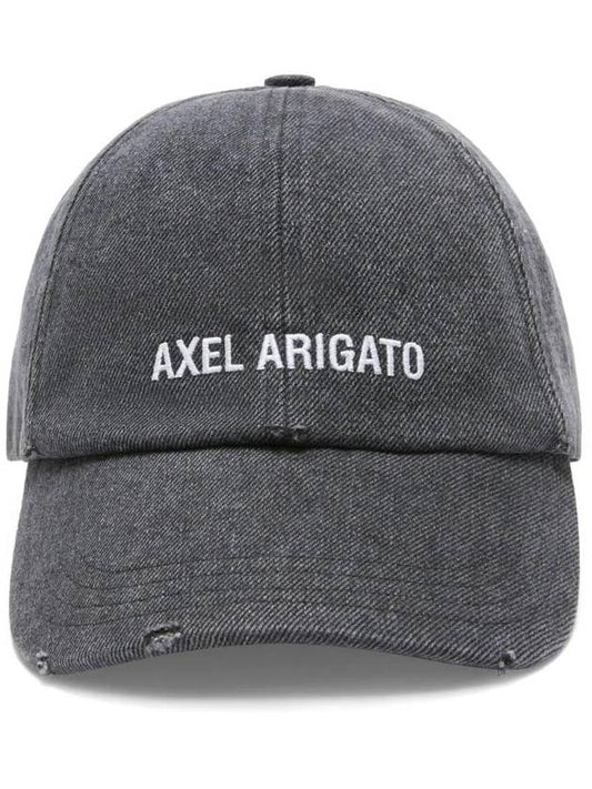 AxelArigato Block Distressed Cotton Cap Hat X2240001 - AXEL ARIGATO - BALAAN 1