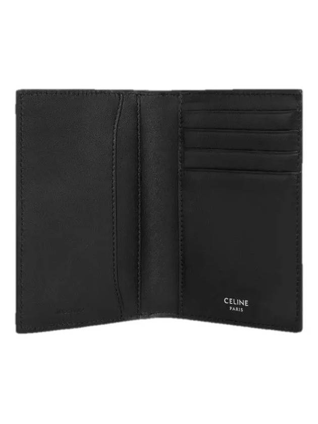 Triomphe Vertical Card Wallet Black - CELINE - BALAAN 3