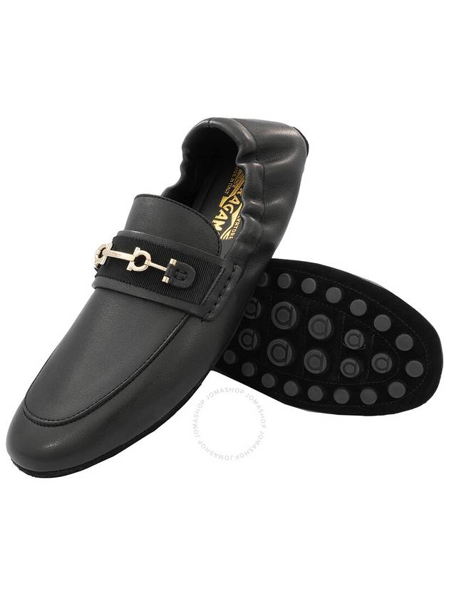 Salvatore Nomadic Story Driving Shoes Black - SALVATORE FERRAGAMO - BALAAN 3