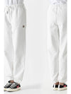 Women's Logo Track Pants White - MONCLER - BALAAN 3