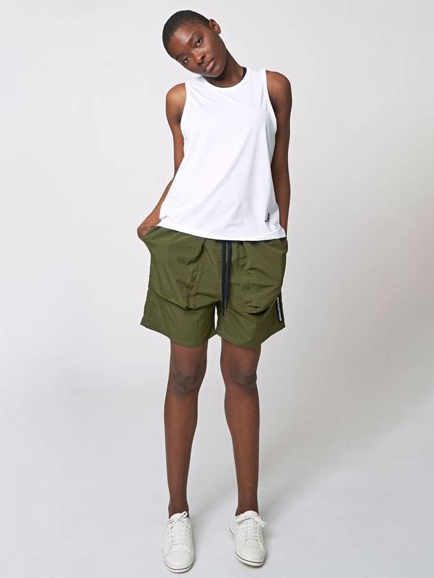 Volume Pocket Running Shorts Khaki - ATHPLATFORM - BALAAN 4