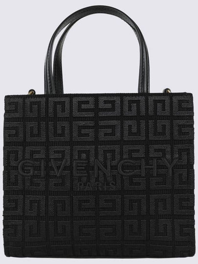 Mini G-Tote Shopping Bag In 4G Embroidery Black - GIVENCHY - BALAAN 2