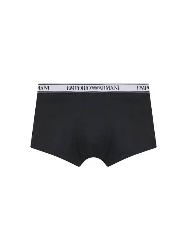 UNDERWEAR Men s Logo Banding Solid Stretch Drawn Black - EMPORIO ARMANI - BALAAN 1