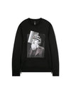 Men's Poseidon Print Sweatshirt Black - NEIL BARRETT - BALAAN 4