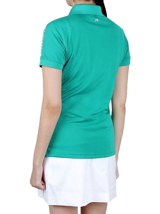 Tour Tech Short Sleeve Polo Shirt Green - J.LINDEBERG - BALAAN 6