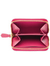 Saffiano Zipper Coin Wallet Peony Pink - PRADA - BALAAN 5