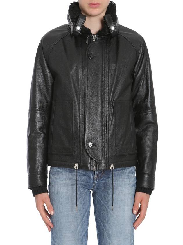 leather bomber jacket 483183YC2JA1000 B0040167963 - SAINT LAURENT - BALAAN 2