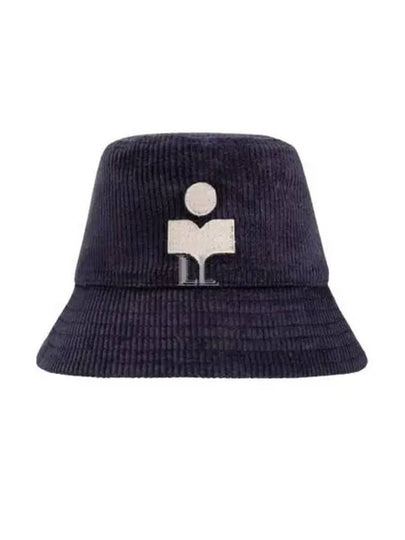 Hailey Corduroy Bucket Hat Faded Night - ISABEL MARANT - BALAAN 2