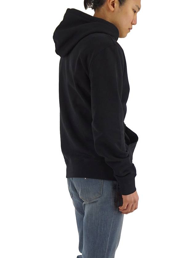 Fox Head Patch Regular Hoodie Black - MAISON KITSUNE - BALAAN 6