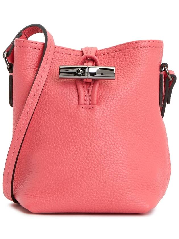 Roseau Leather Cross Bag Pink - LONGCHAMP - BALAAN 2