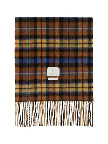 Levint Plaid Muffler Brown BMADFWAC0401BR - ADER ERROR - BALAAN 1