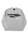 BBD Hidden Slogan Pigment Long T Shirt Gray - BLACKBLOND - BALAAN 2