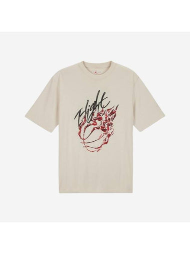 travis scott t-shirt light mahogany brown asia - JORDAN - BALAAN 1