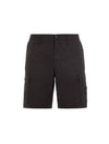 Light Stretch Cotton Bermuda Shorts Black - STONE ISLAND - BALAAN 2