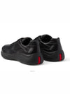 America's Cup Patent Leather Low Top Sneakers Black - PRADA - BALAAN 6