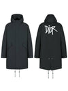 Shawn Stussy Logo Hooded Parka Navy - DIOR - BALAAN 2