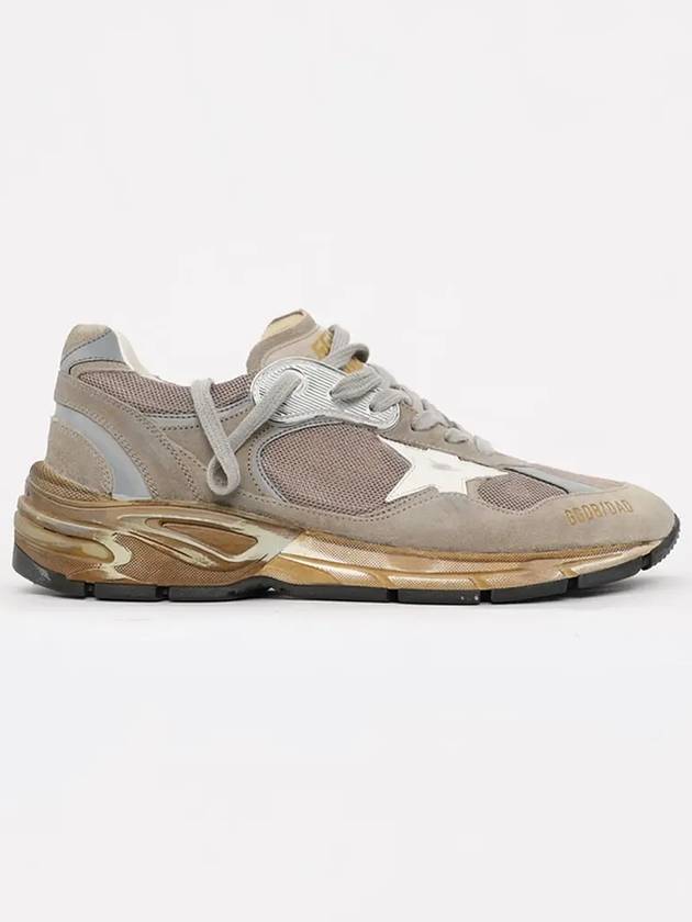 Mesh and Suede Dad-Star Sneakers White Dove Grey - GOLDEN GOOSE - BALAAN 4