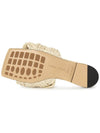 Women's Lido Flat Slippers Cream - BOTTEGA VENETA - BALAAN.