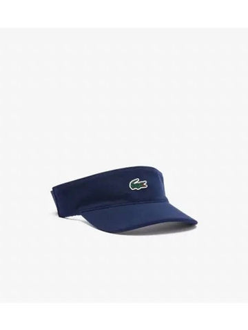 Pique texture sports sun visor navy - LACOSTE - BALAAN 1