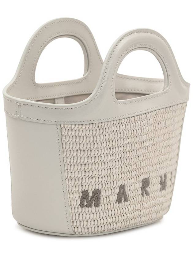 Rattan Micro Tropicalia Cross Bag White - MARNI - BALAAN 4