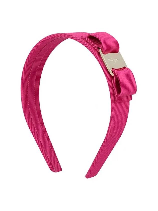 Vara Bow Hairband Pink - SALVATORE FERRAGAMO - BALAAN 2