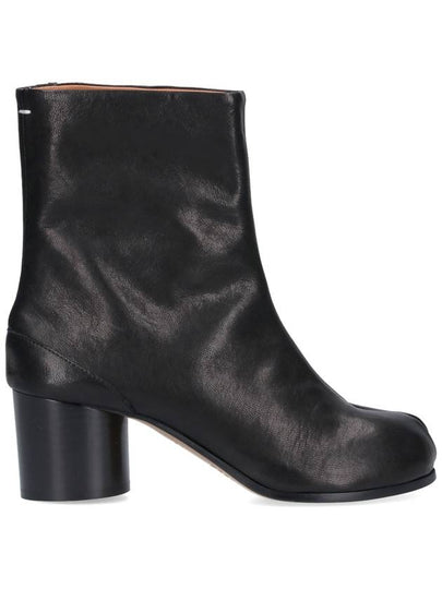 Tabi Lambskin Ankle Middle Boots Black - MAISON MARGIELA - BALAAN 2