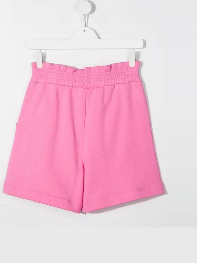 Kids Logo Ruffle Shorts Pink MS026835 042 - MSGM - BALAAN 3