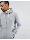 Sportswear Legacy Zip Up Hoodie Grey - NIKE - BALAAN 3