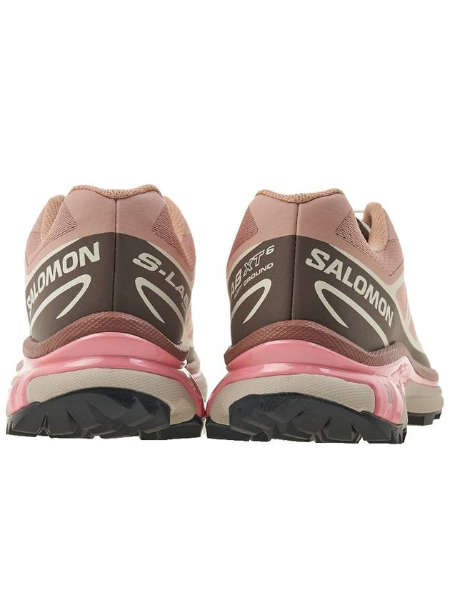 XT-6 Lace-Up Low-Top Sneakers Mahogany Rose - SALOMON - BALAAN 5