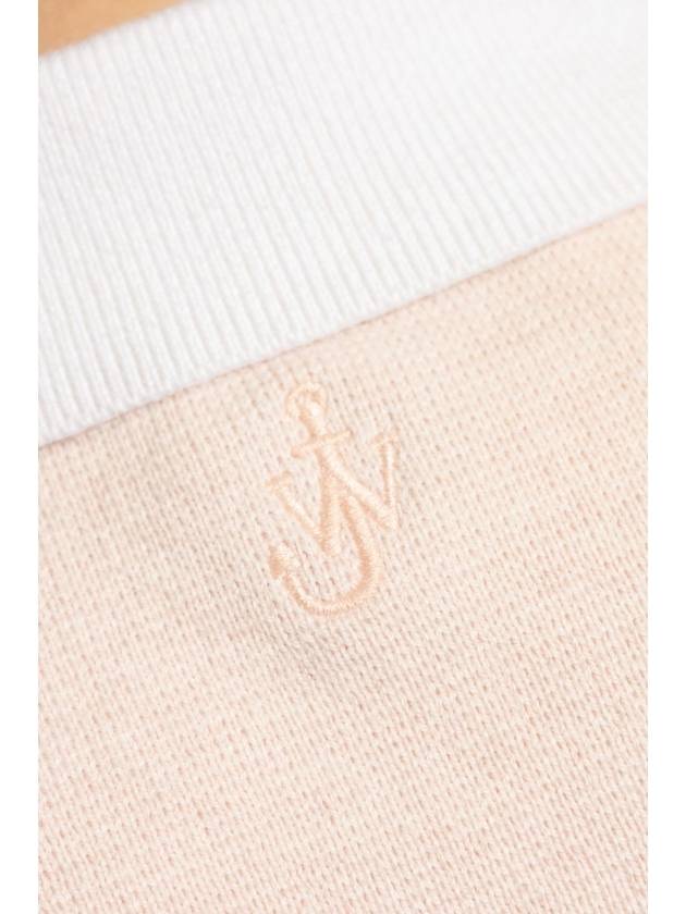 JW Anderson Polo With Cashmere Finish, Women's, Pink - JW ANDERSON - BALAAN 5