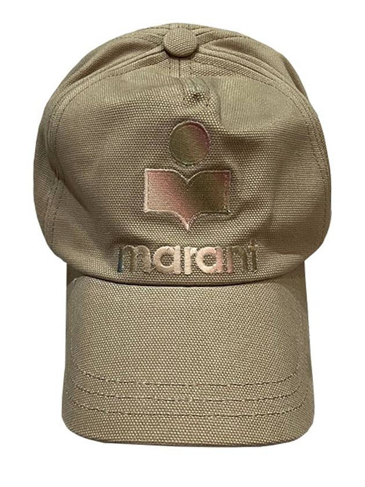 Tyron Embroidered Logo Ball Cap Khaki - ISABEL MARANT - BALAAN 2