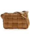 Cassette Intrecciato Padded Small Cross Bag Camel - BOTTEGA VENETA - BALAAN 2