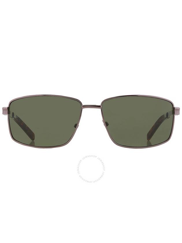 Calvin Klein Green Rectangular Men's Sunglasses CK22122S 051 60 - CALVIN KLEIN - BALAAN 1