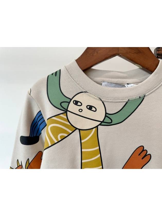 Kids Sweatshirt TV4Q00 Z2154 Beige 6 8A - STELLA MCCARTNEY - BALAAN 3