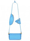 Pouch On Strap Cross Bag Blue - BOTTEGA VENETA - BALAAN 2