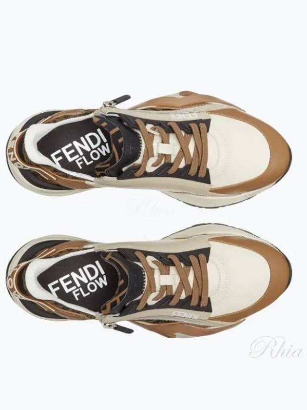 Leather Sneakers WITH FF Motif 7E1392AJZHF1PXJ B0651342058 - FENDI - BALAAN 2