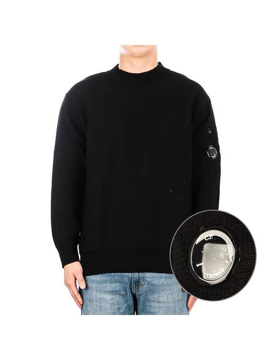 Compact Cotton Knit Top Black - CP COMPANY - BALAAN 1