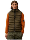 D.D. Shell Goggles Down Vest Green - CP COMPANY - BALAAN 3