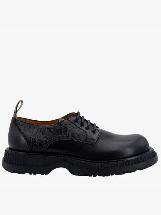 Buffalo Bossed Oblique Motif Derby Black - DIOR - BALAAN 2