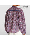 Salika Flower Print Blouse - ISABEL MARANT ETOILE - BALAAN.