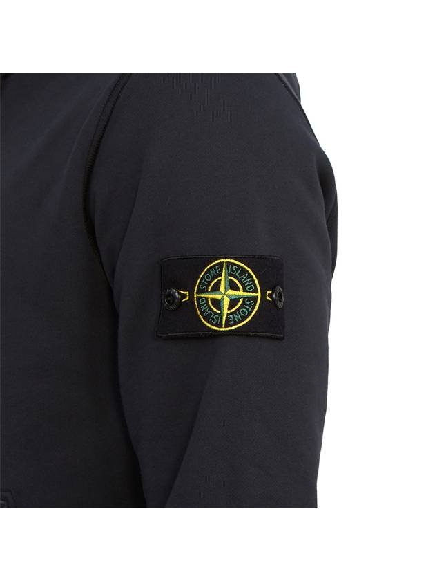 Signature Logo Patch Hoodie Navy - STONE ISLAND - BALAAN 9