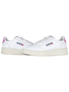 Medalist Pink Tab Low Top Sneakers White - AUTRY - BALAAN 2