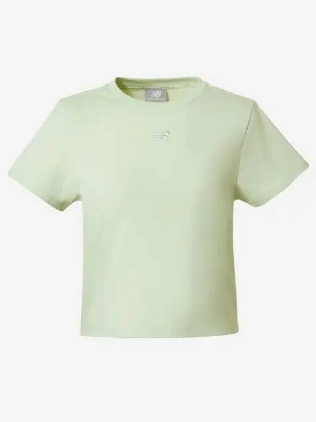 Women s Essential Logo Tee 41 Light Green - NEW BALANCE - BALAAN 1