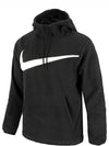 Club Fleece Winterized Pullover Hoodie Black - NIKE - BALAAN 3