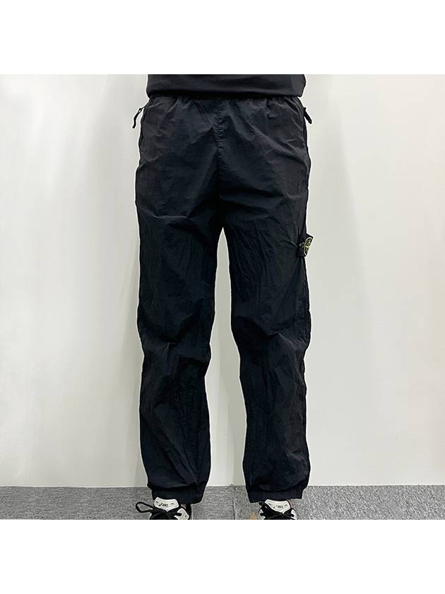 Econyl Regenerated Nylon Baggy Pants Black - STONE ISLAND - BALAAN 3
