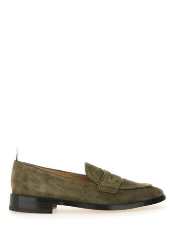 24FW Loafers MFL087A L0037320 GREEN - THOM BROWNE - BALAAN 1