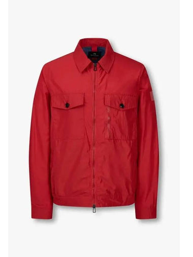 PS collared zip up smart blouson red - PAUL SMITH - BALAAN 1