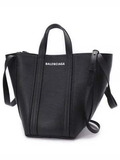 Calfskin Everyday Tote Bag Black - BALENCIAGA - BALAAN 2