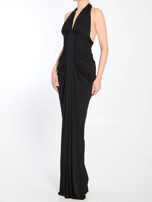 Halter V Long Dress - SAINT LAURENT - BALAAN 2