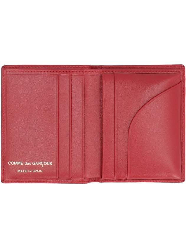 Comme Des Garçons Small Leather Flap-Over Wallet - COMME DES GARCONS - BALAAN 4